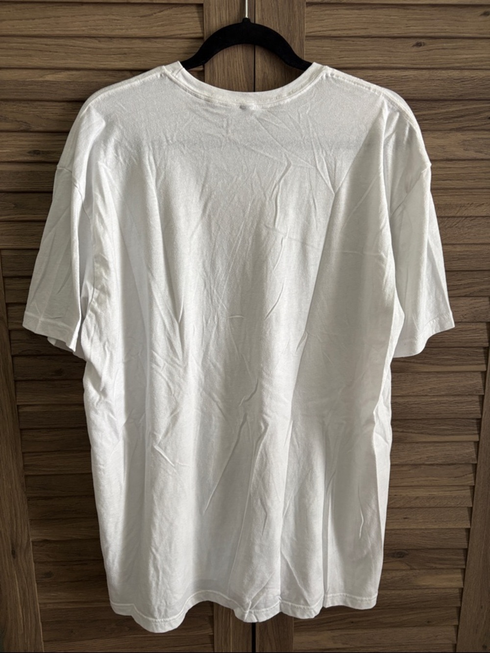 Classic Men's Short Sleeve Crew Neck Tee — White - Picture 3 of 3